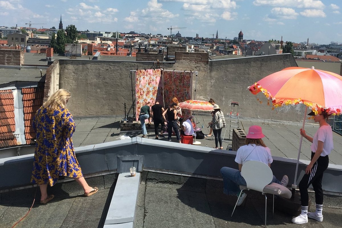 Außenbereich Location Fotoshooting mit Palina Rojinski 